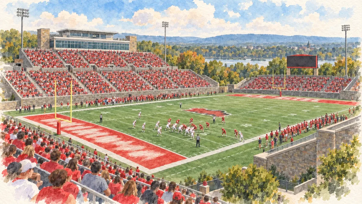 Watercolor illustration of Leonidoff Field