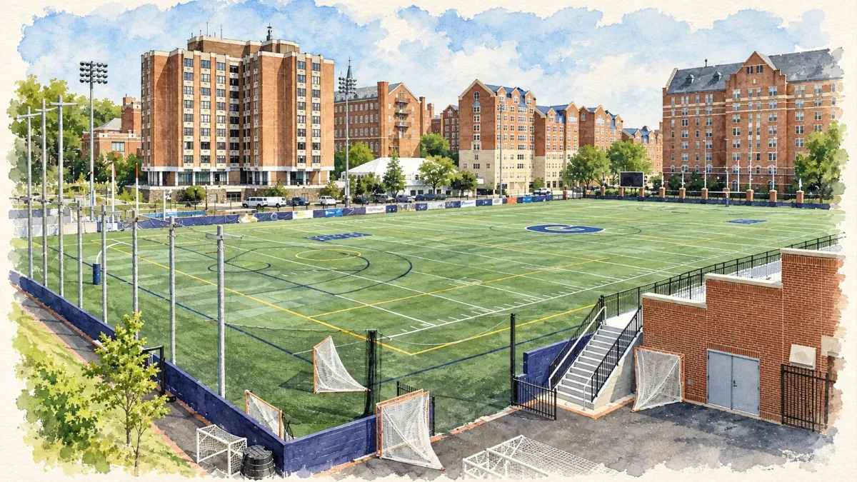 Watercolor illustration of Cooper Field