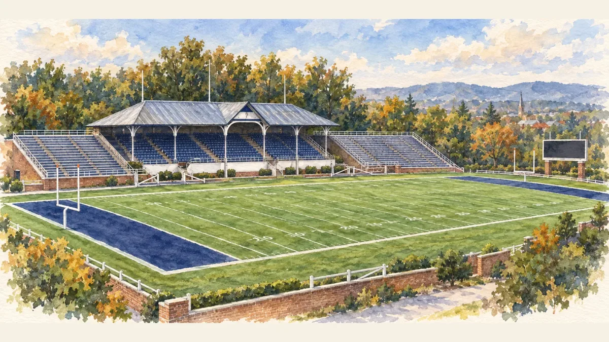Watercolor illustration of Christy Mathewson-Memorial Stadium