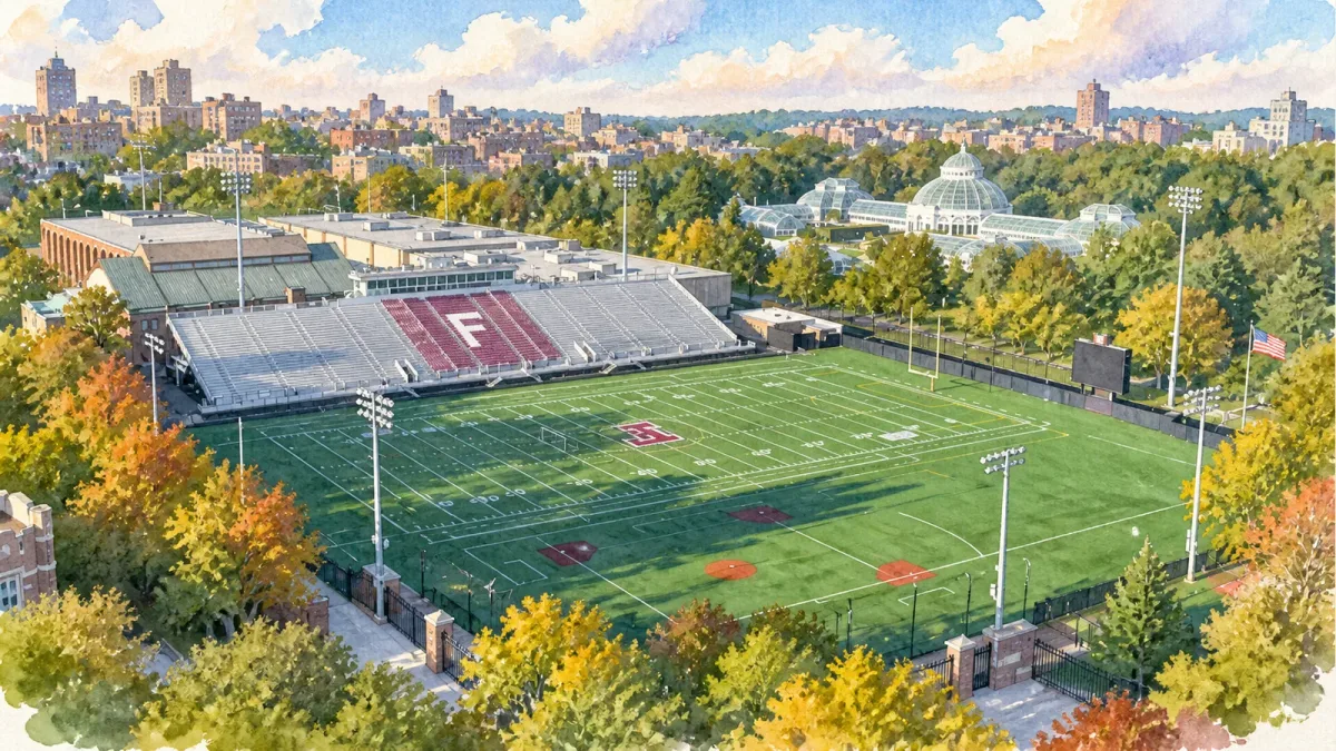 Watercolor illustration of Jack Coffey Field